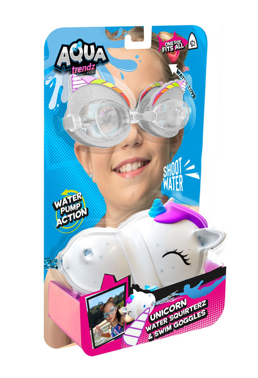 Unicorn Water Squirterz & Swim Goggles Set