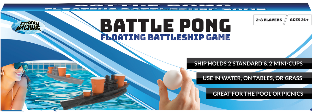 Battle Pong Party Pool Game