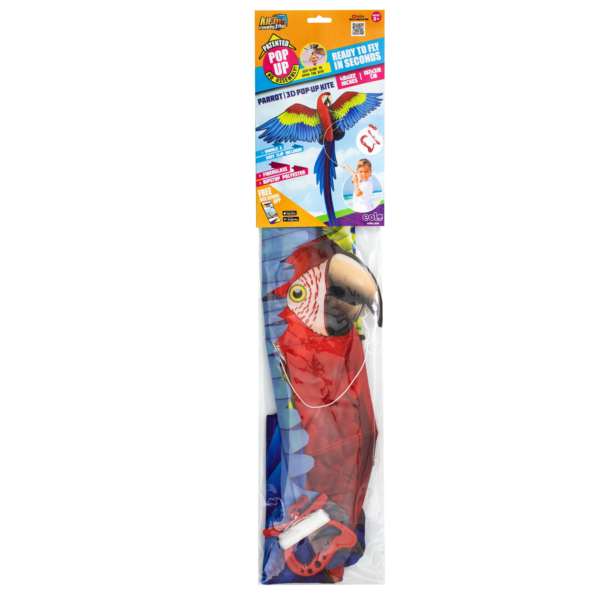 Kites Ready 2 Fly Parrot 3D Pop Up Kite