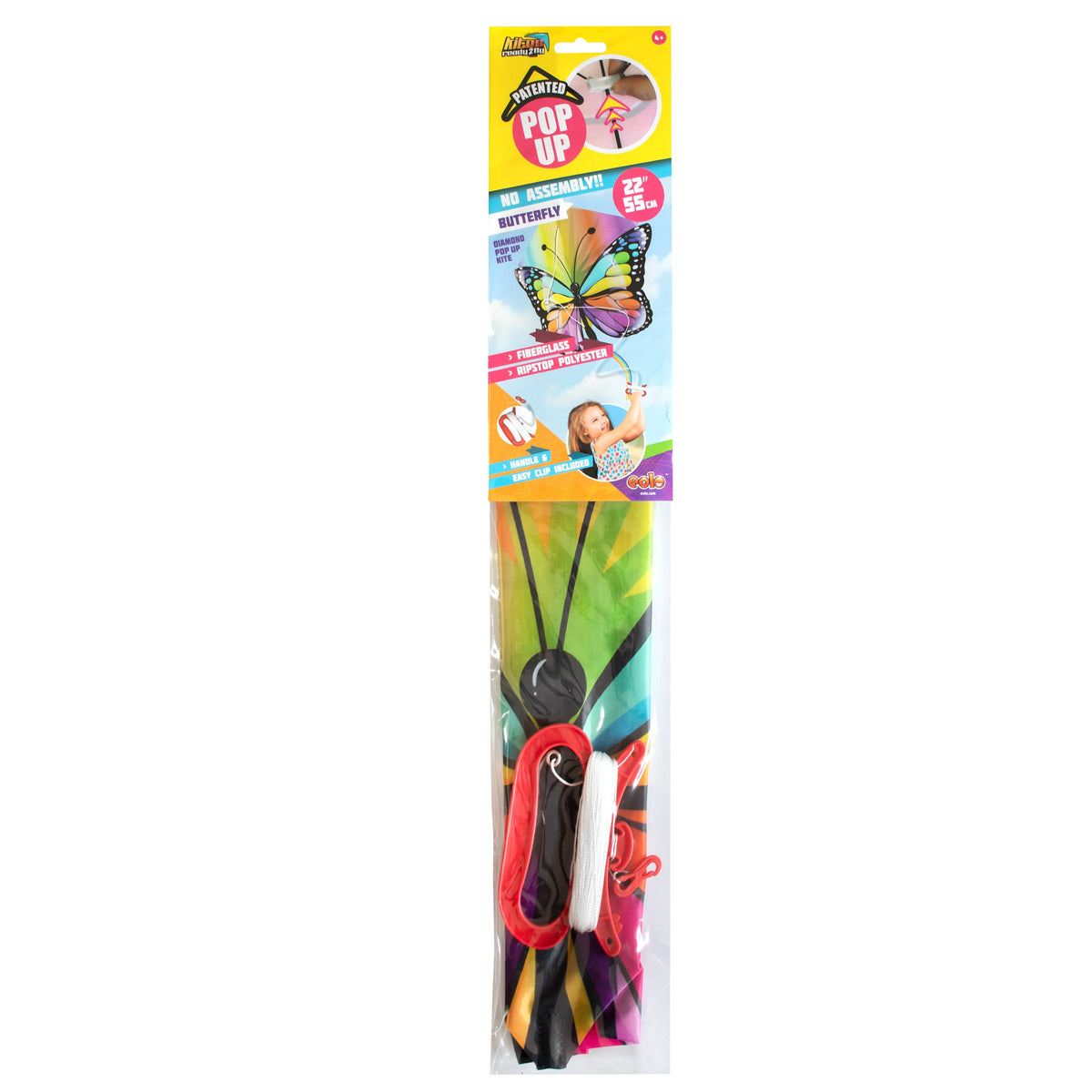 Kites Ready 2 Fly Butterfly Shape Pop Up Kite