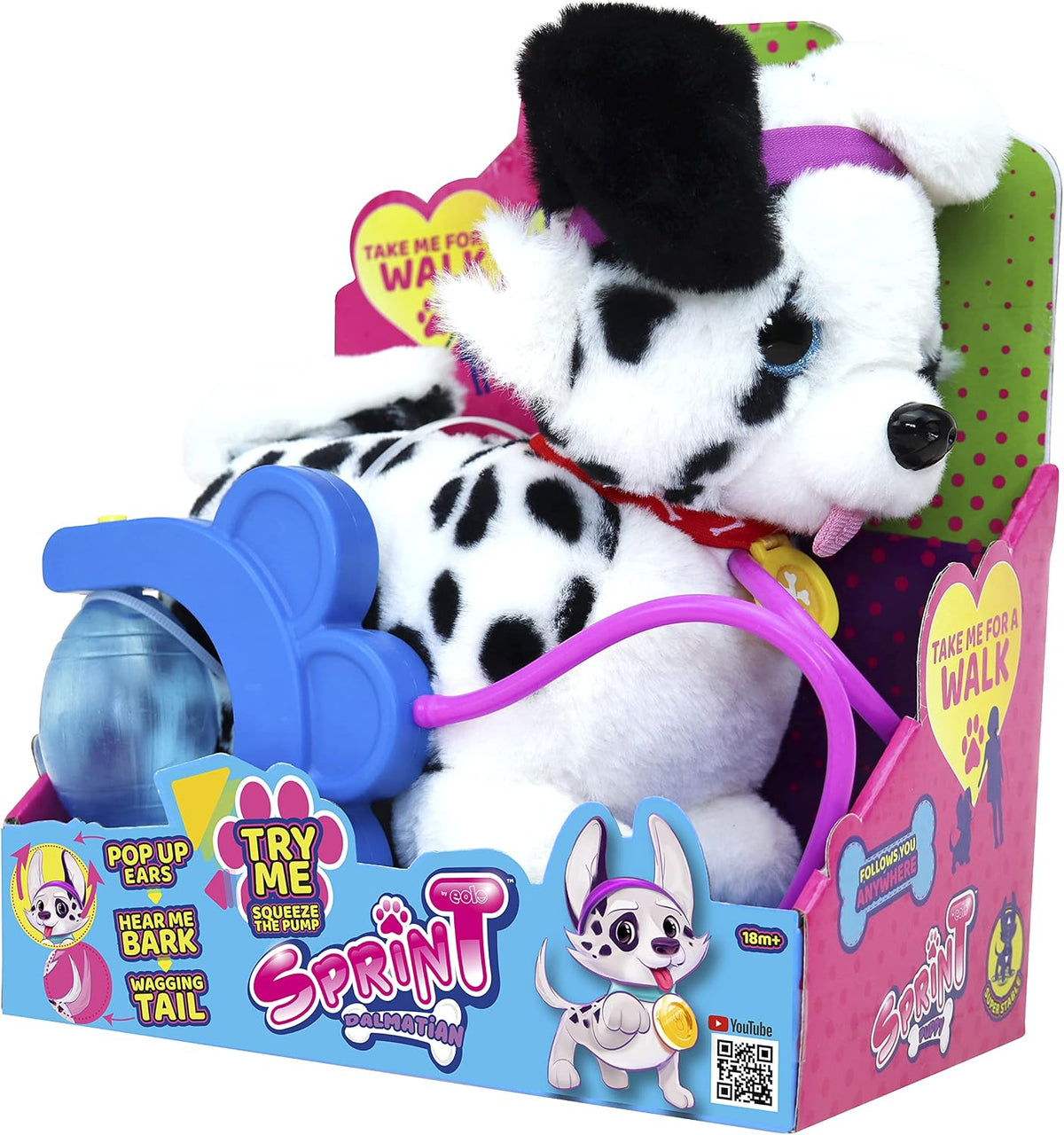 Sprint Dalmatian Walkable Toy