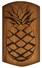 Pineapple Wooden Ring Toss Game