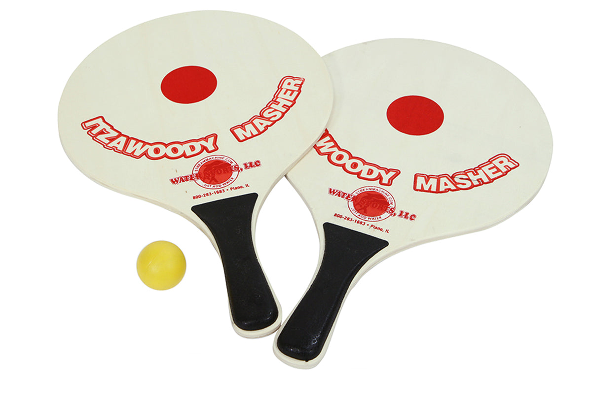 ItzaWoodyMasher Paddle Ball Game Set