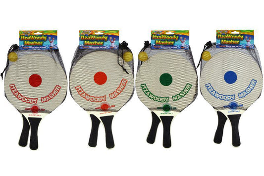 ItzaWoodyMasher Paddle Ball Game Set