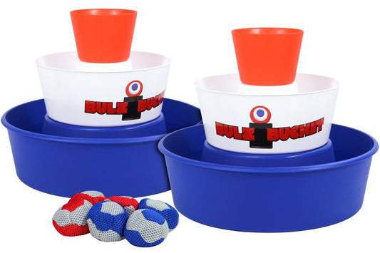 BulziBucket Bag Toss Game | Red, White & Blue
