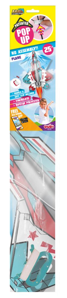 Kites Ready 2 Fly Plane Shape Pop Up Kite