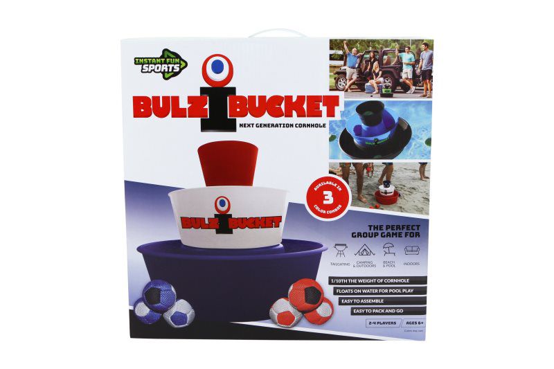 BulziBucket Bag Toss Game | Red, White & Blue
