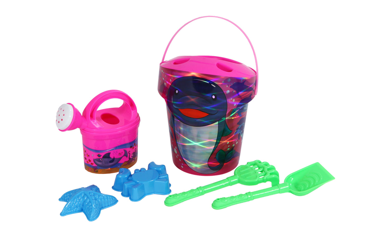 Themed Animal Beach Bucket Sand Toy Set
