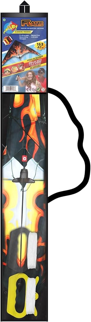 Kites Ready 2 Fly Flame Stunt Pop Up Kite