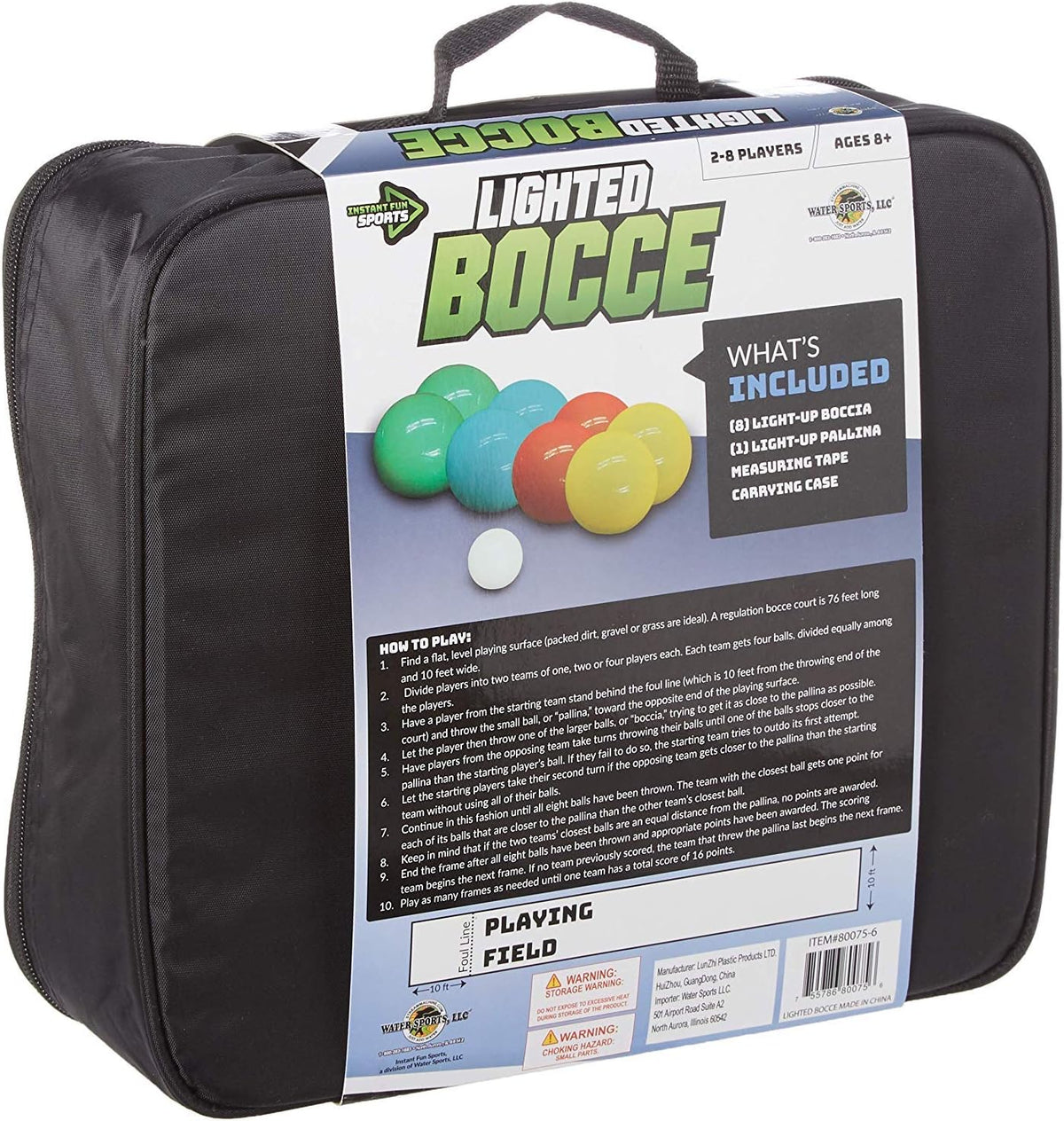Light Up Bocce Set Outdoor Game