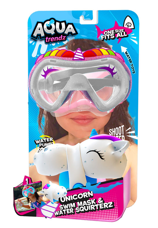 Unicorn Water Squirterz & Swim Mask Set