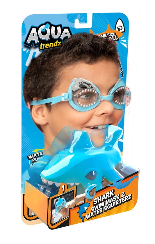 Shark Water Squirterz & Swim Goggles Set