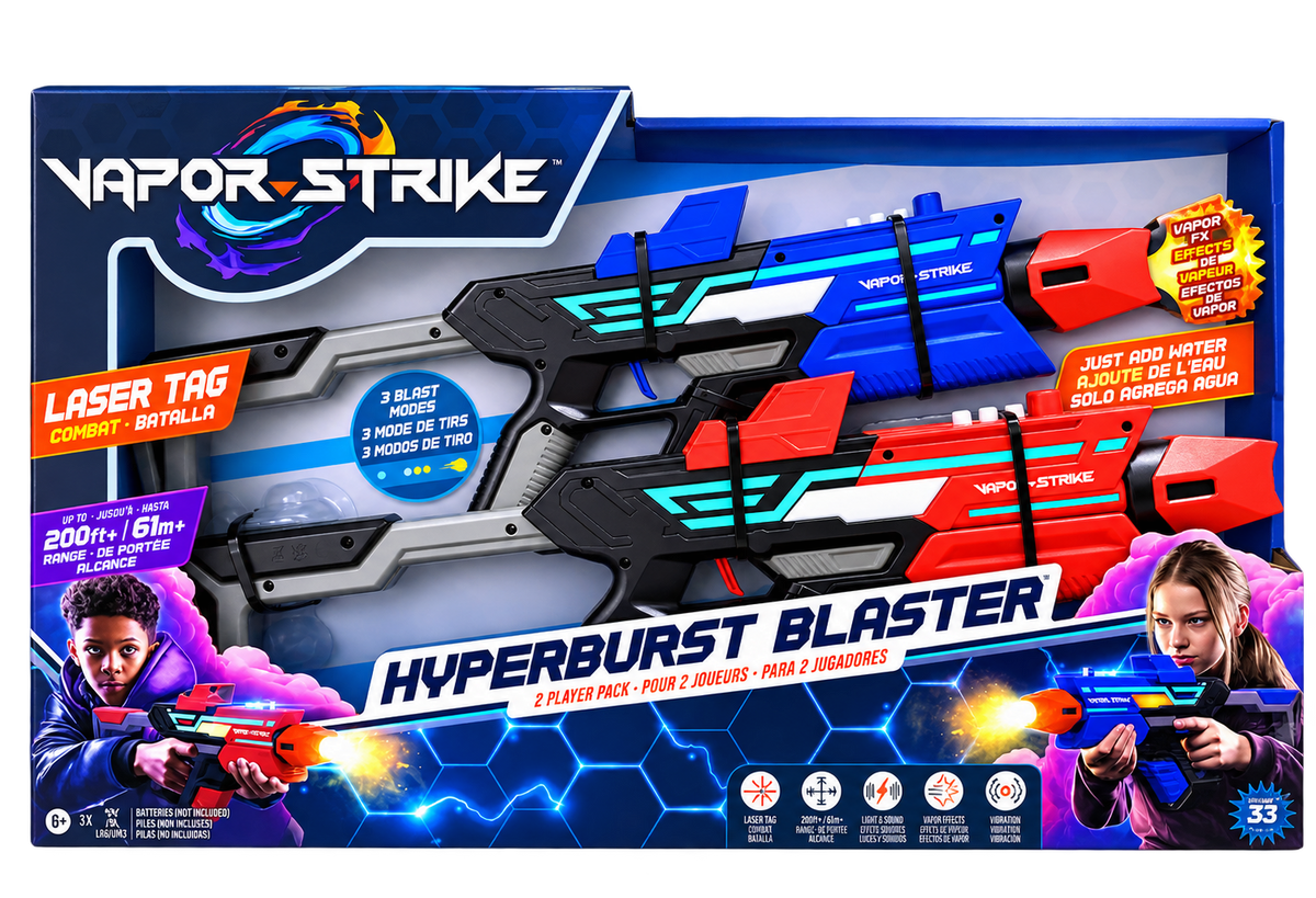 Vapor Strike Hyperburst Blasters 2 Player Pack
