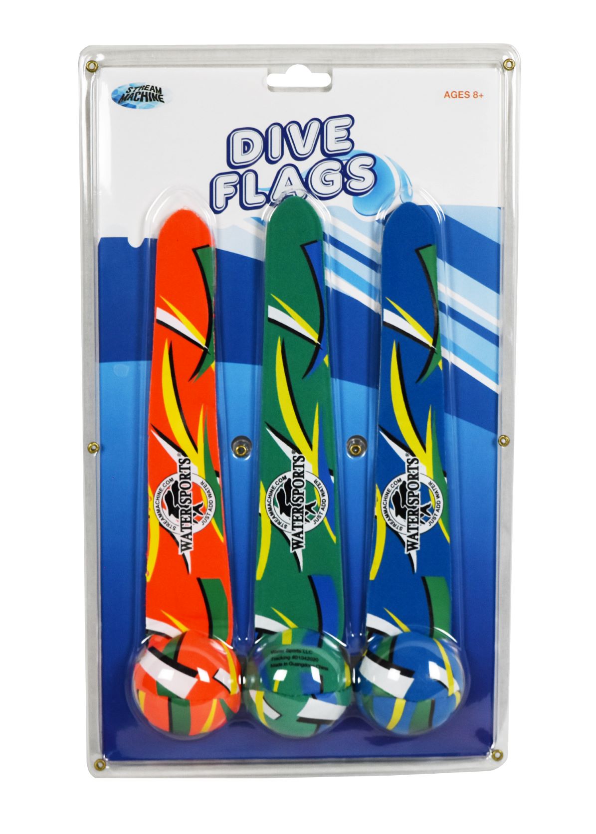 3 Piece Swimming Dive Flags