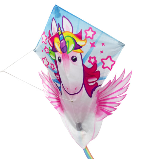 Kites Ready 2 Fly Unicorn Shape Pop Up Kite