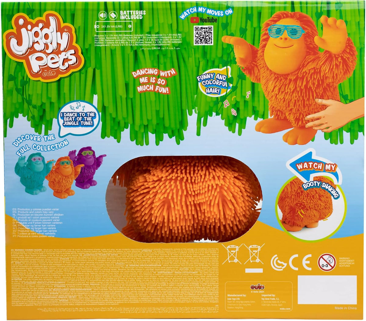 Jiggly Pets Dancing Orangutan Toy