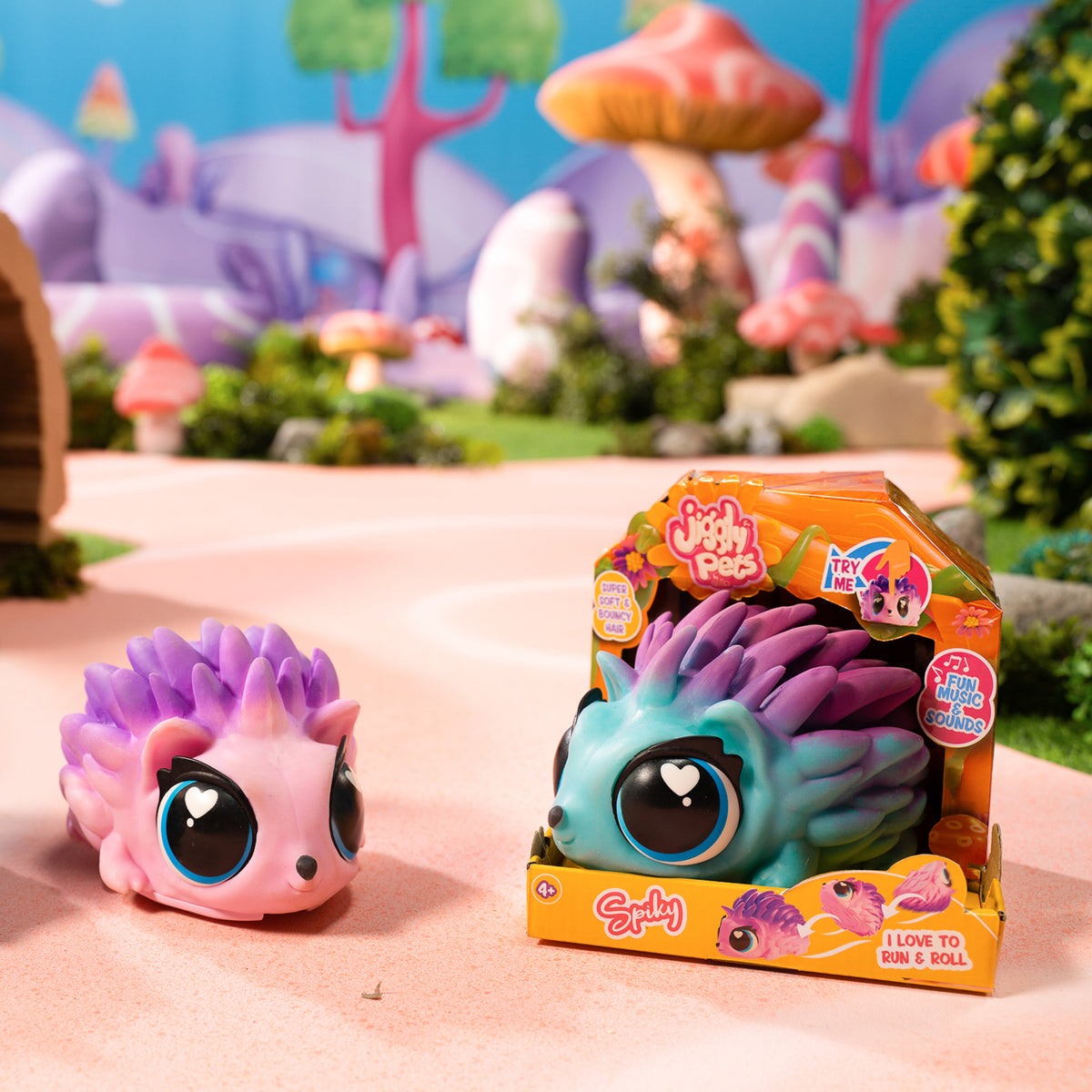 Jiggly Pets Rolling Hedgehog Toy