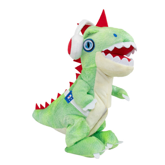 Party Pets DJ Rex The Dancing Dinosaur Electronic Plush