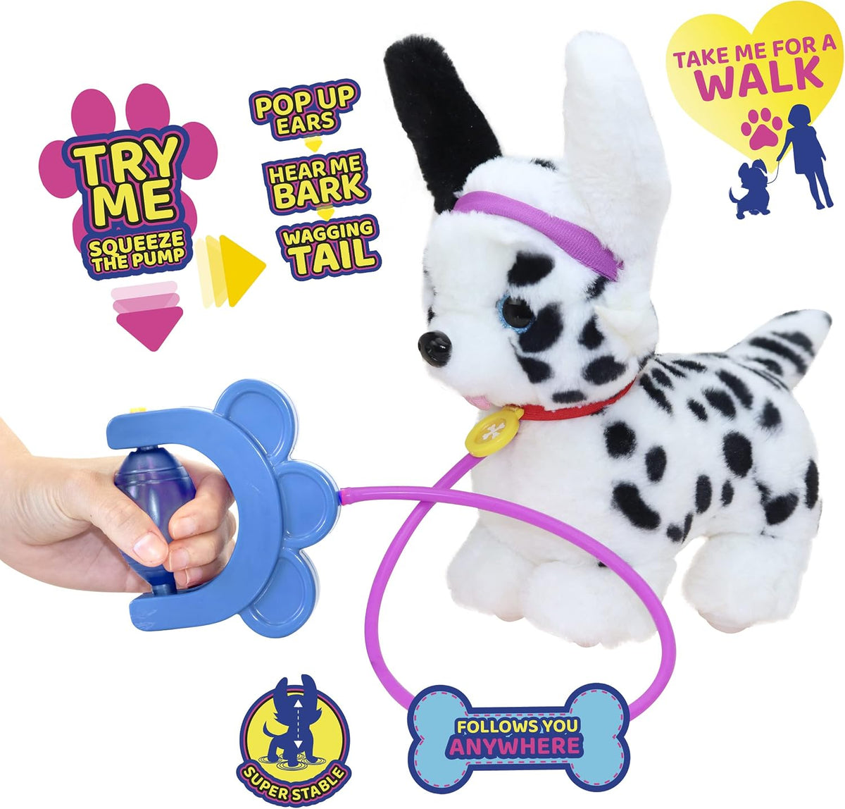 Sprint Dalmatian Walkable Toy