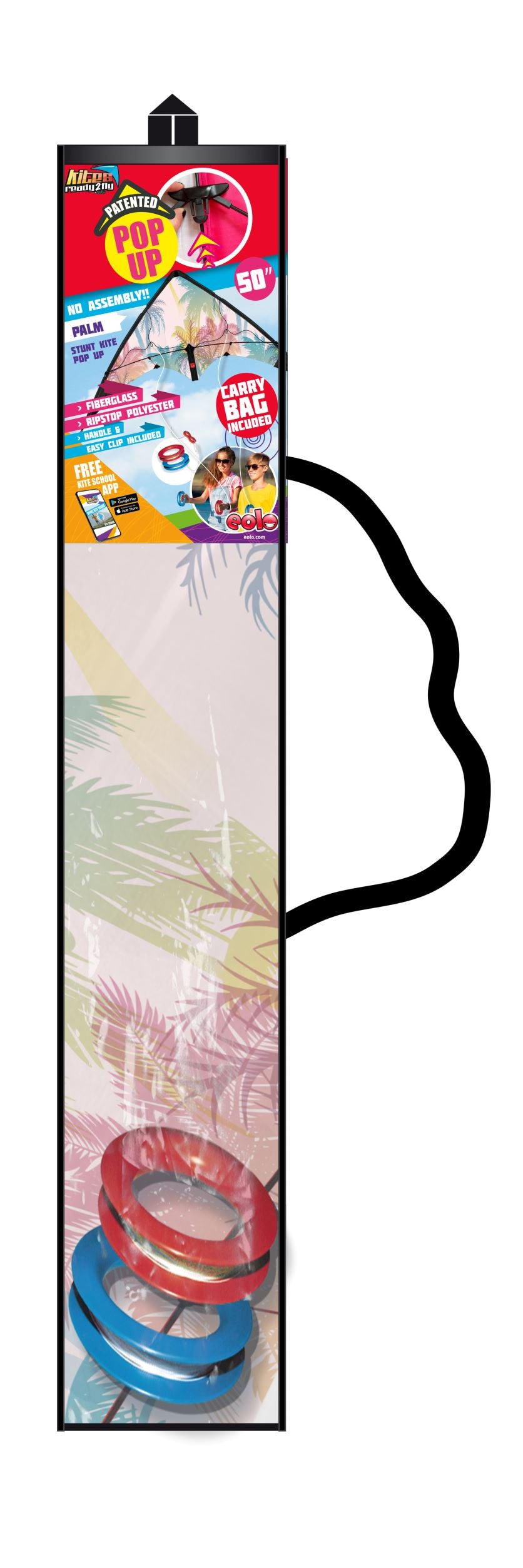 Kites Ready 2 Fly Palm Stunt Pop Up Kite