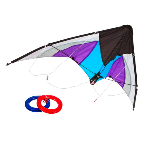 Kites Ready 2 Fly Magic Blue-Purple Stunt Pop Up Kite