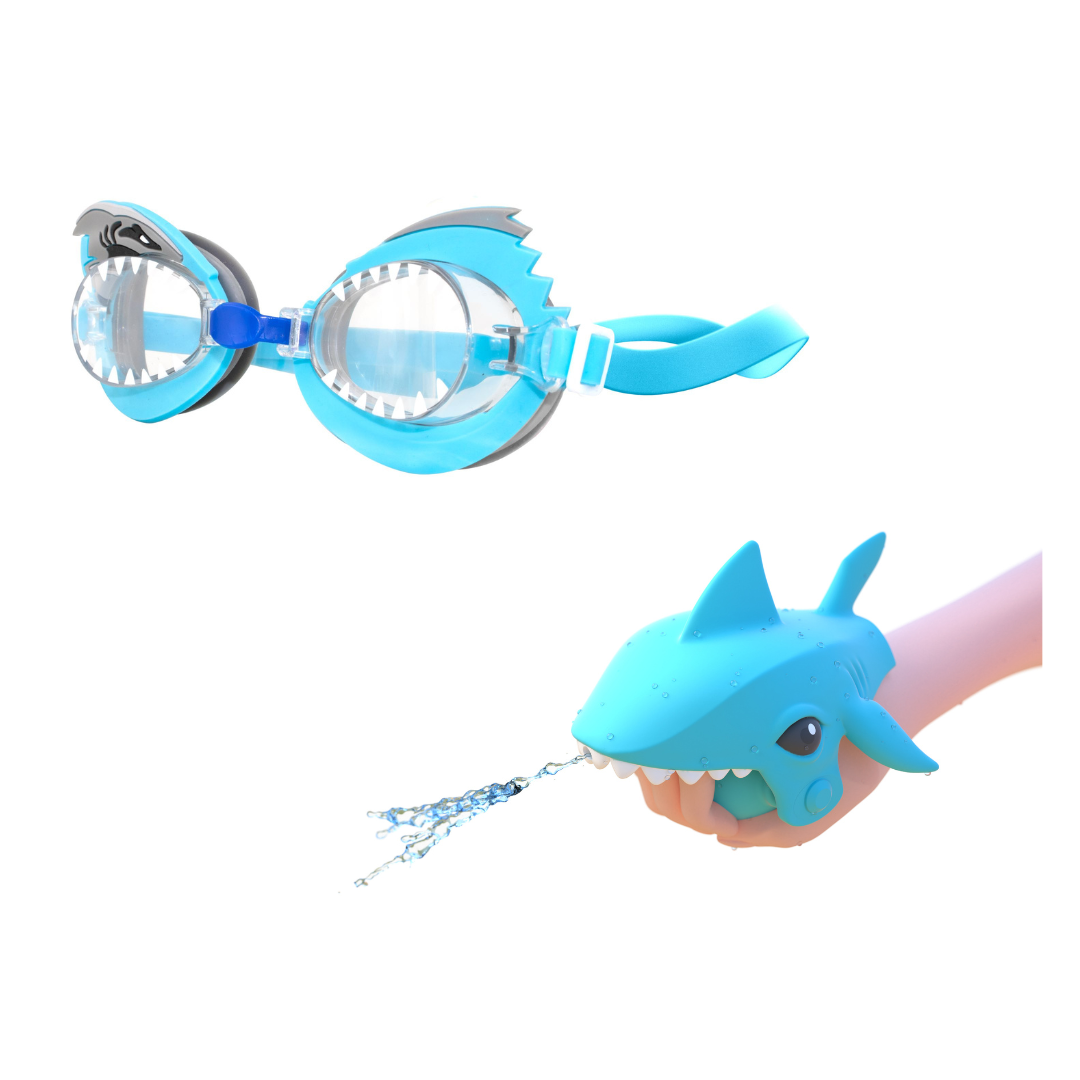 Shark Water Squirterz & Swim Goggles Set