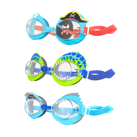 3 Pack Assorted Boys' Goggles