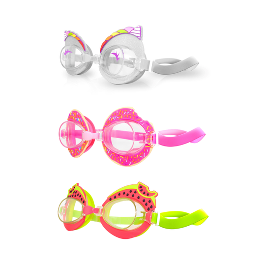 3 Pack Assorted Girls' Goggles