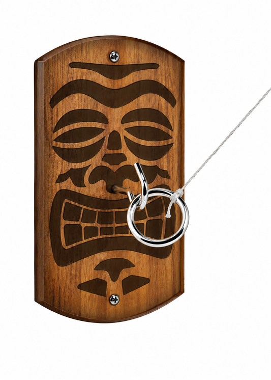 Tiki Wooden Ring Toss Game