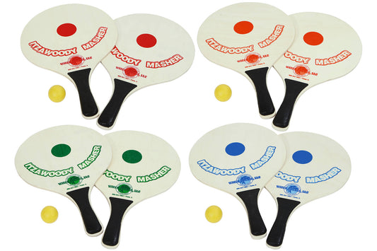 ItzaWoodyMasher Paddle Ball Game Set